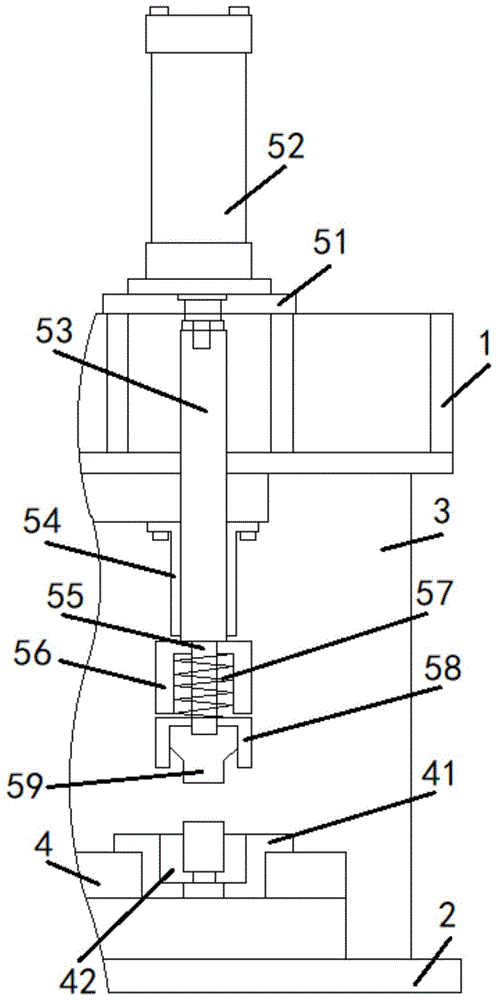 一种用于翻边整形机的45度翻边机构的制作方法