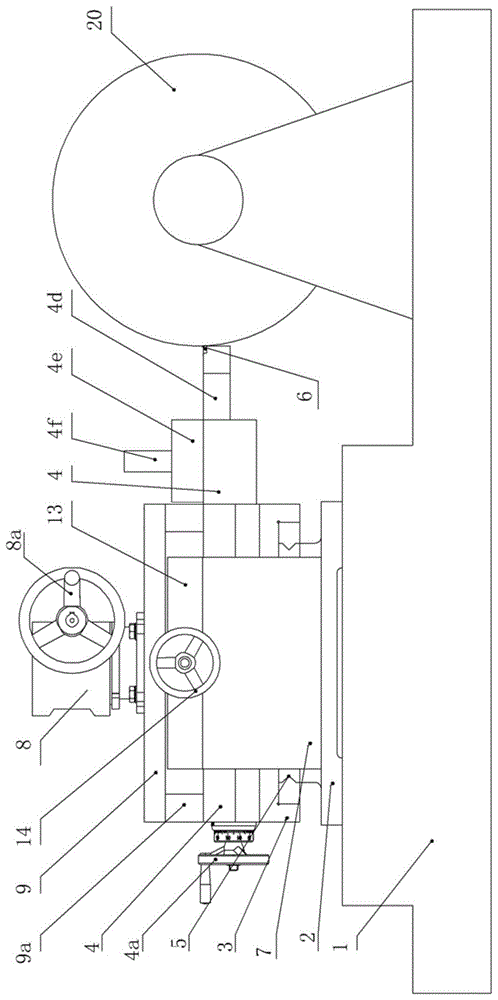 一种铁道车辆试验台轨道轮的原位车削装置的制作方法