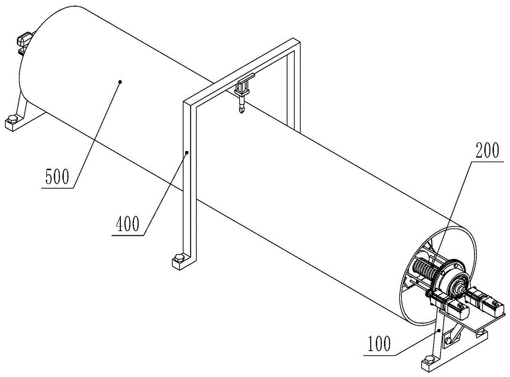 一种丝杠夹紧式金属硬管旋转切割机的制作方法