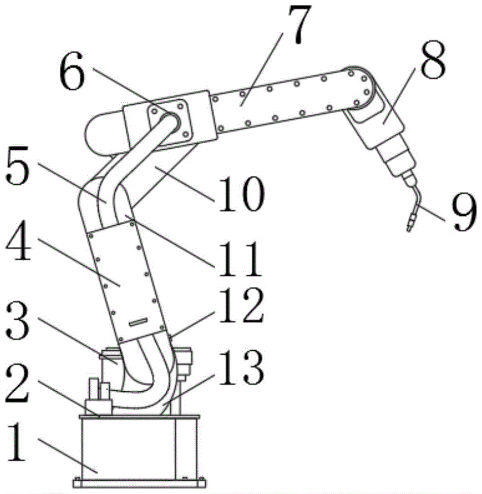 一种自动焊接机械臂的制作方法