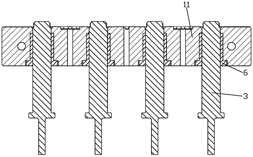 一种光学底座绞牙模具结构的制作方法