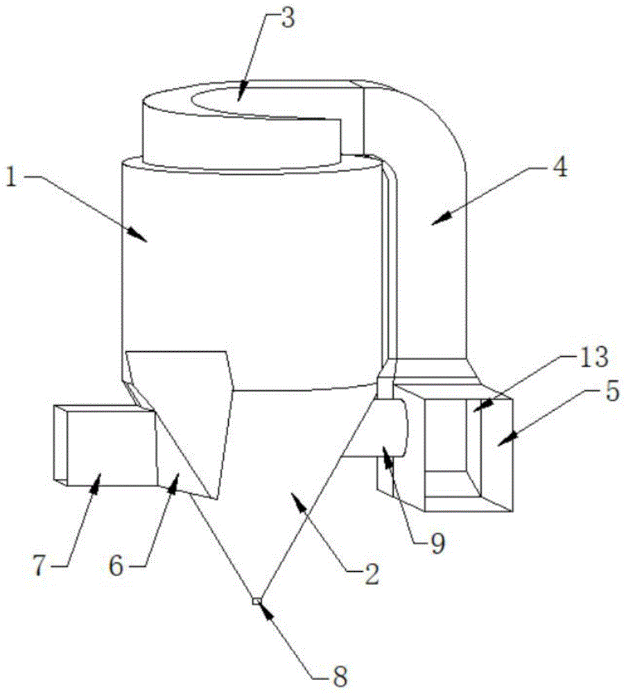 一种SDA脱硫塔的环形进口叶片的制作方法