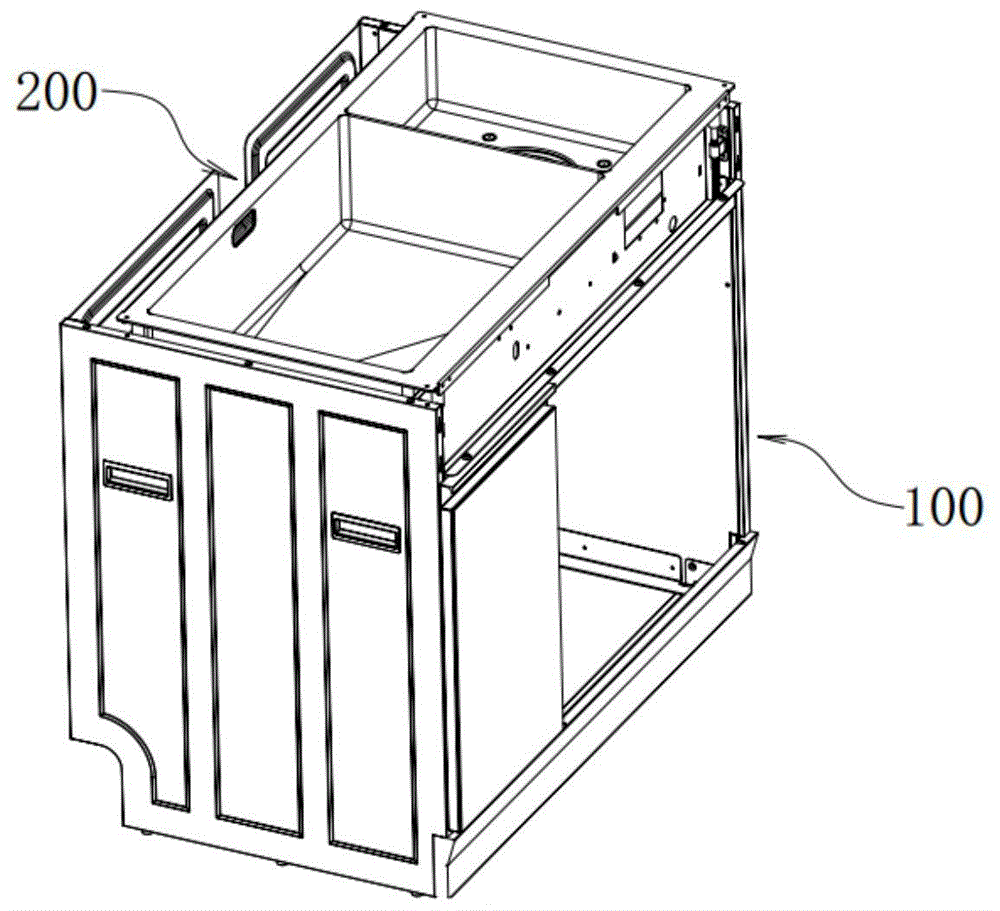 台下式水槽组件及集成水槽的制作方法
