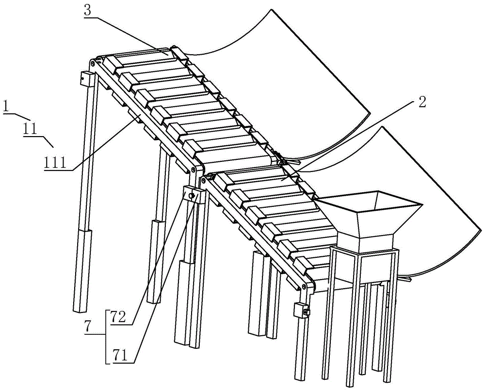一种建筑施工用抬升式输送带的制作方法
