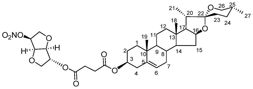 一种薯蓣皂苷元衍生物及其药物组合物与其制备和应用的制作方法