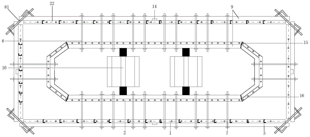 空心高墩模板体系的制作方法