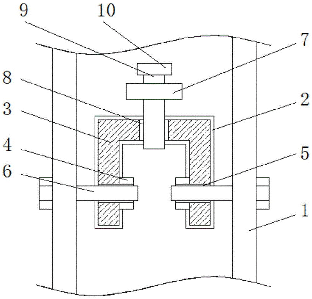 一种建筑钢结构简易安装连接加固结构的制作方法