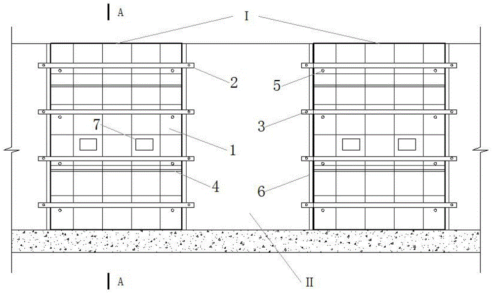 一种侧壁混凝土单面模板加固的施工方法与流程