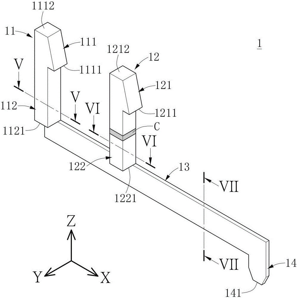 探针组件及其探针结构的制作方法