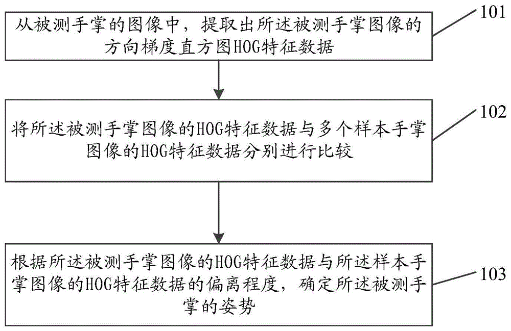 一种确定手掌姿势的方法、装置、设备及存储介质与流程