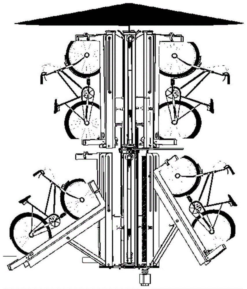 一种树状双层自行车停放装置的制作方法