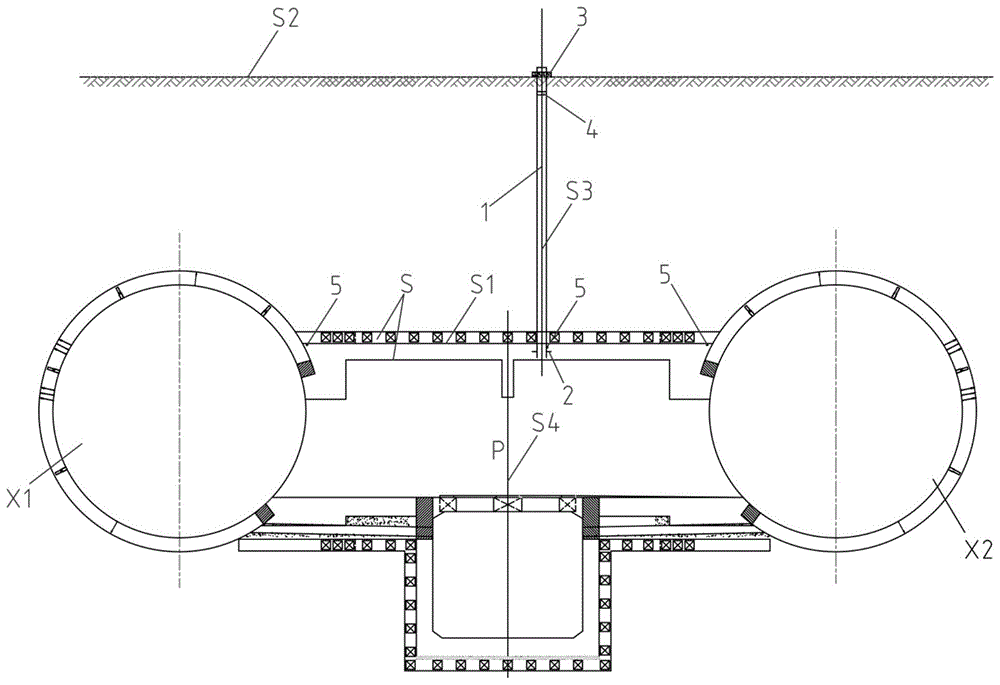 盾构隧道区间联络通道二衬混凝土浇筑装置及方法与流程