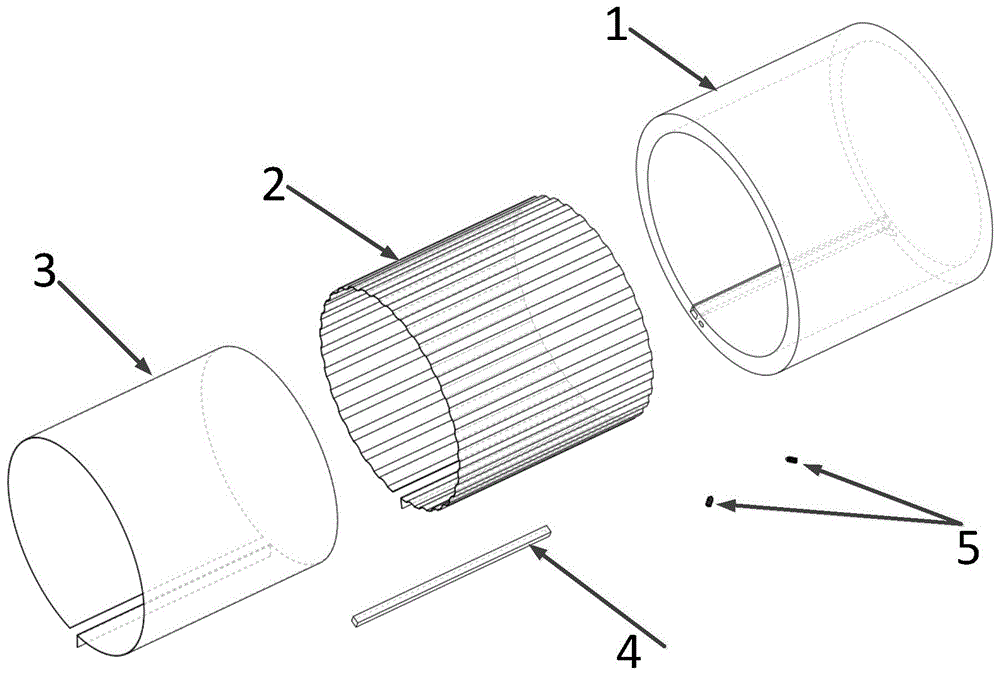 一种长方体销钉式的空气动压箔片轴承箔片固定结构的制作方法
