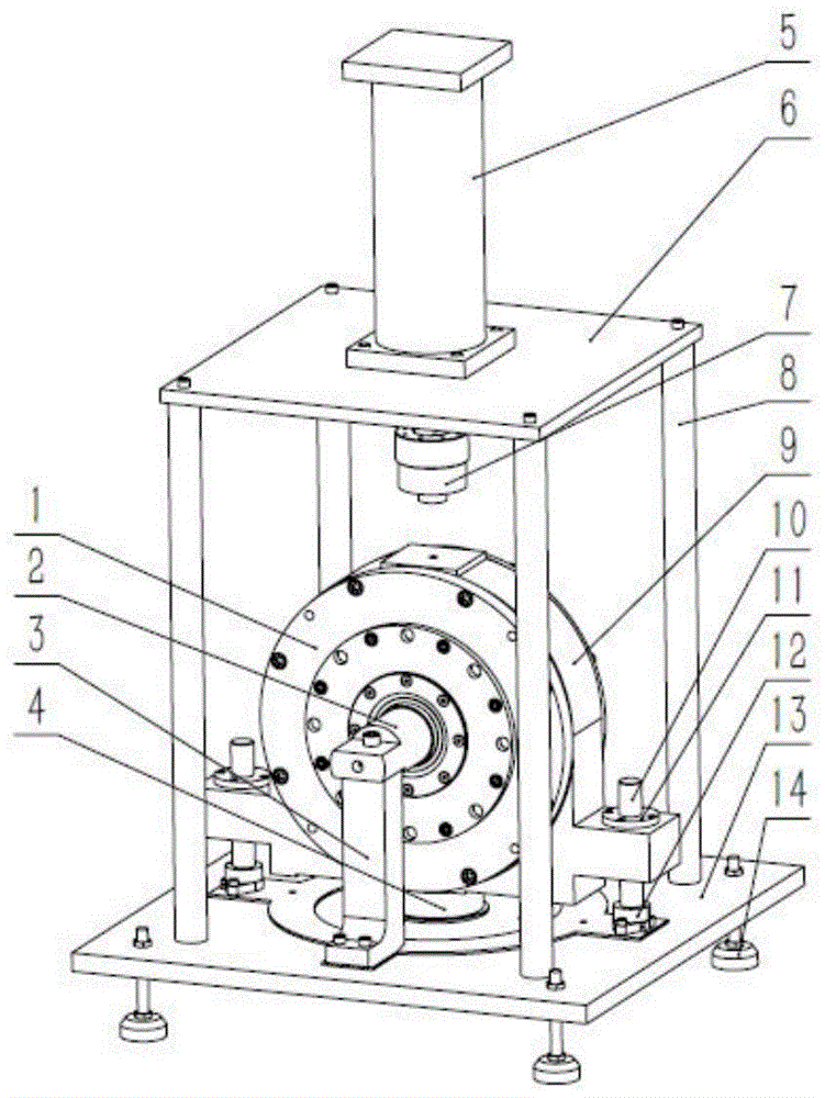 一种径向磁悬浮轴承刚度测量装置的制作方法