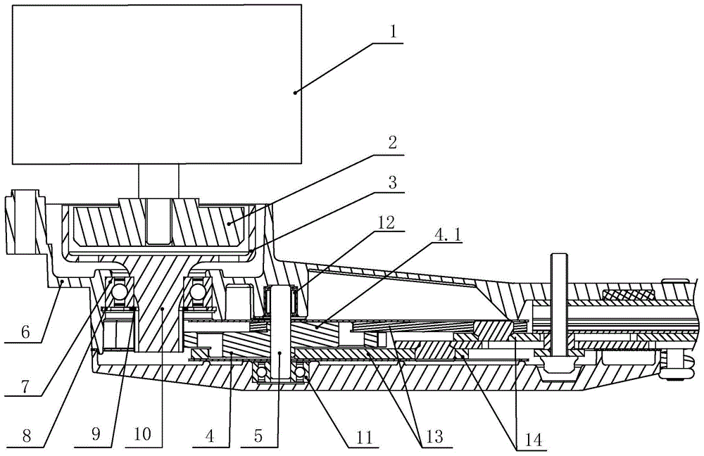 一种绿篱修剪机的动力传动结构的制作方法