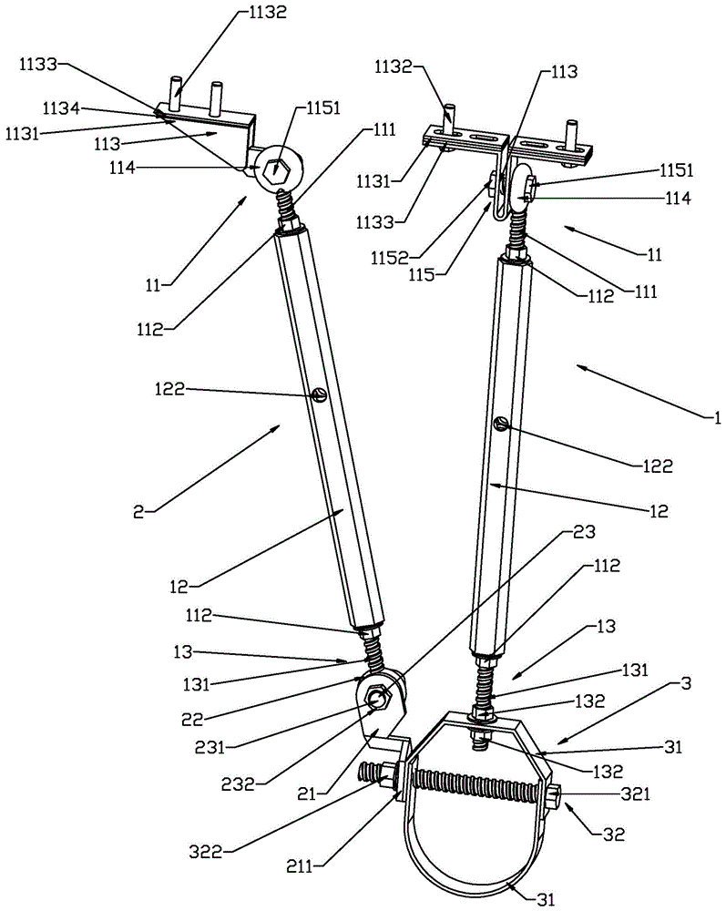 单管抗震支吊架的制作方法