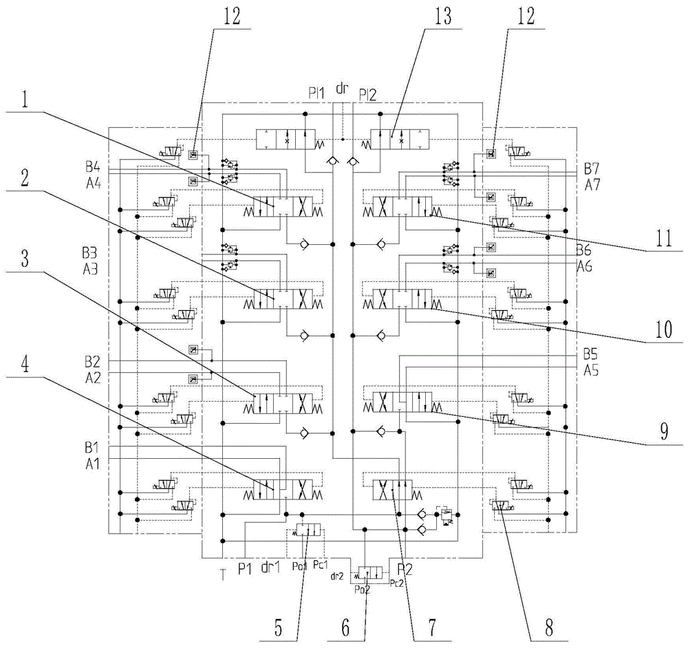 主控阀及液压系统的制作方法