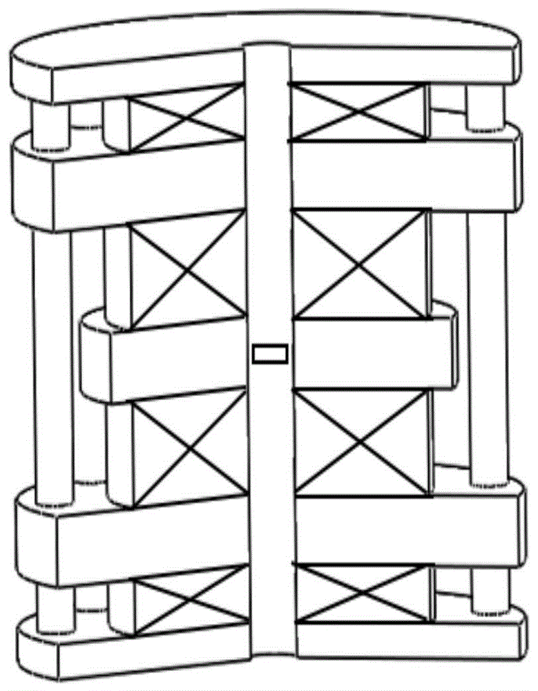 一种分裂式脉冲磁体线圈的支撑结构的制作方法