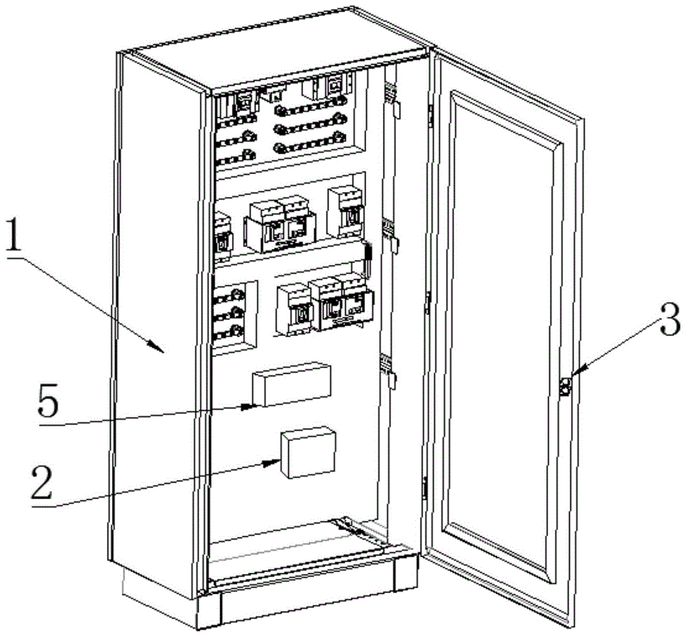 一种可自锁的智能电气柜及其控制方法与流程