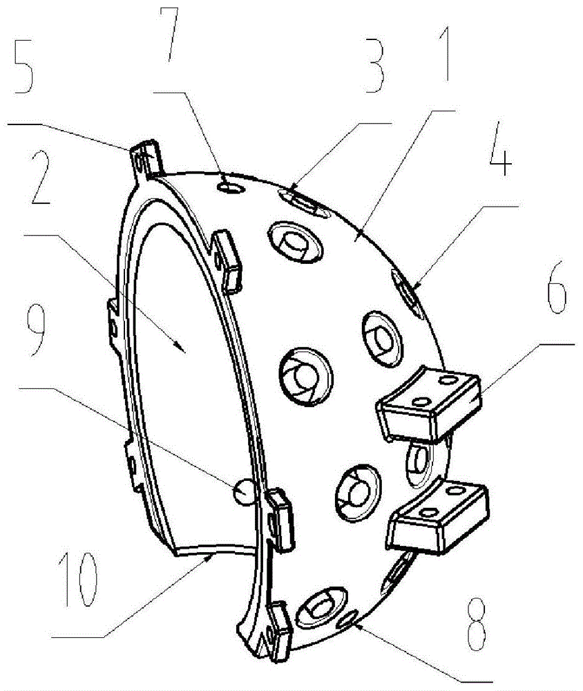 一种球型电机分体式液冷机壳的制作方法