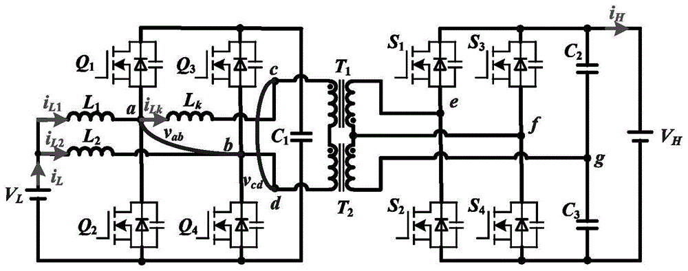 用于电流源型双变压器双向DC-DC变换器的控制方法与流程