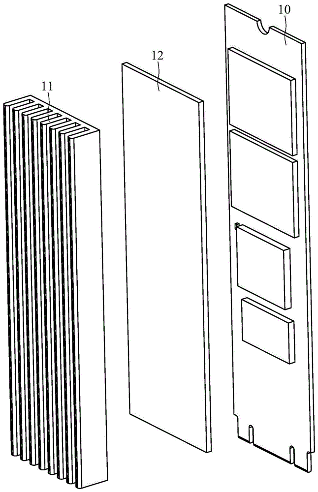 M.2适配卡的散热构造的制作方法