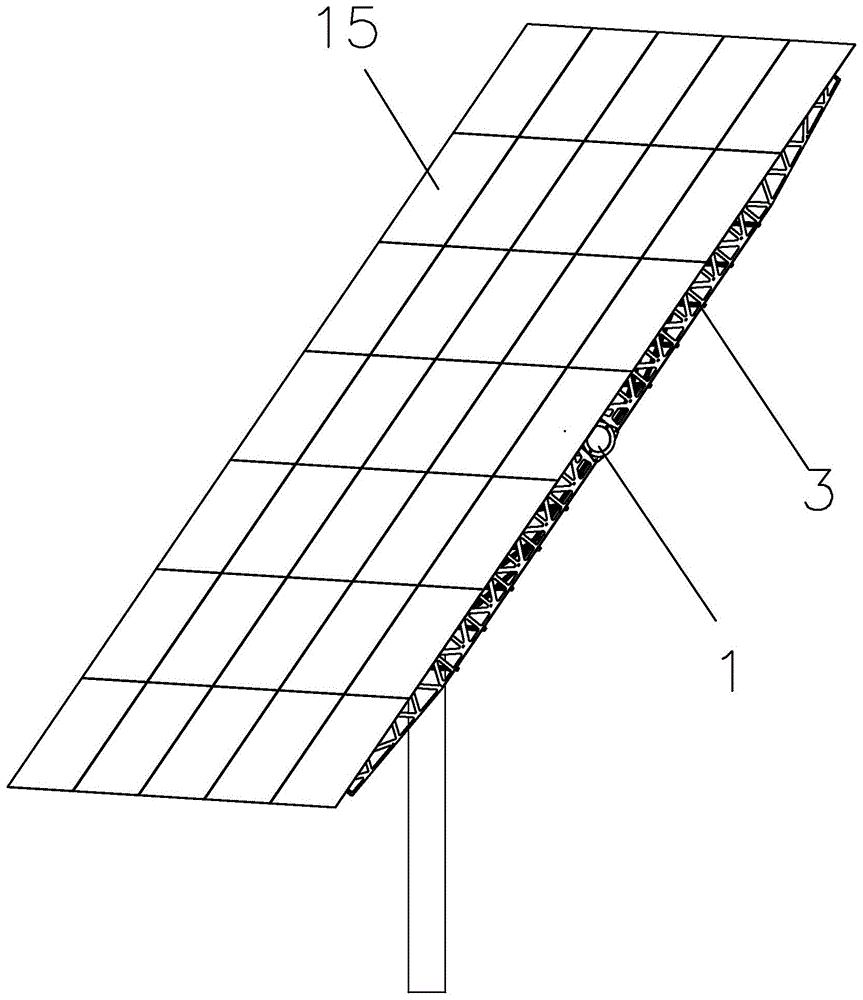 定日镜镜架的制作方法