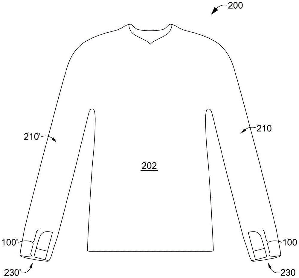 分层拇指孔结构的制作方法