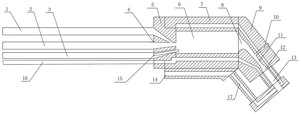 液体燃料内孔超音速火焰喷枪的制作方法