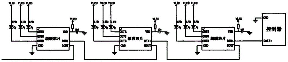 一种省略外围电阻电容减少干扰的级联应用系统及其实现方法与流程