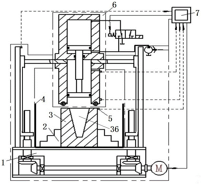 一种液压驱动式微型锥孔内表面空化喷丸系统及方法与流程