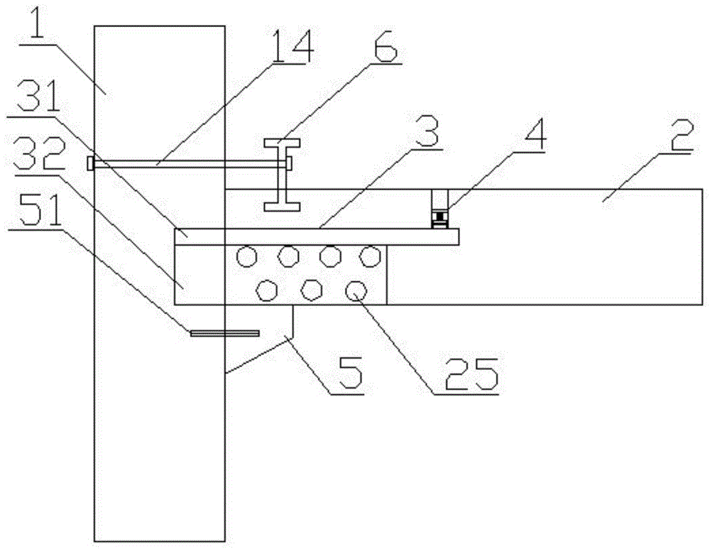 一种利用T型钢的装配式梁柱连接节点的制作方法