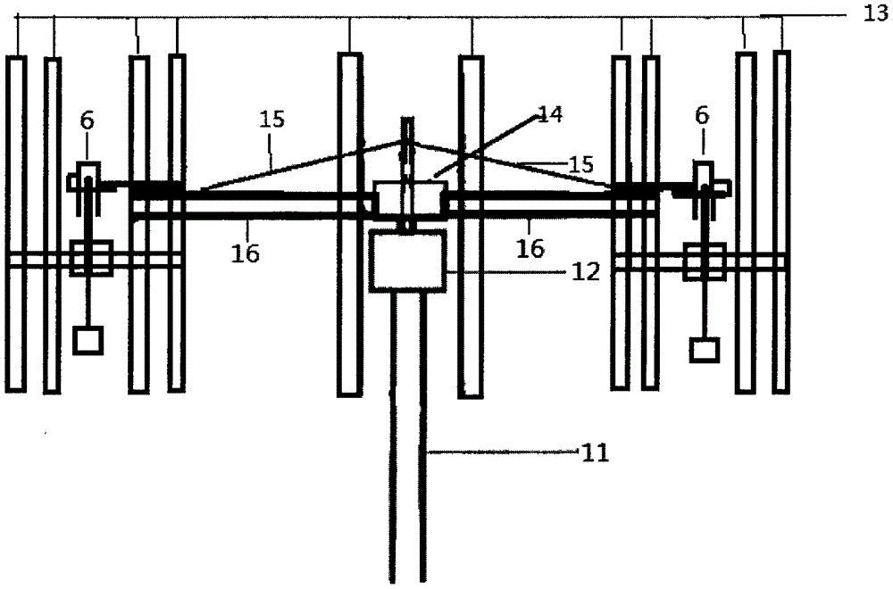 垂直轴十字动平衡叶片风力发电机的制作方法
