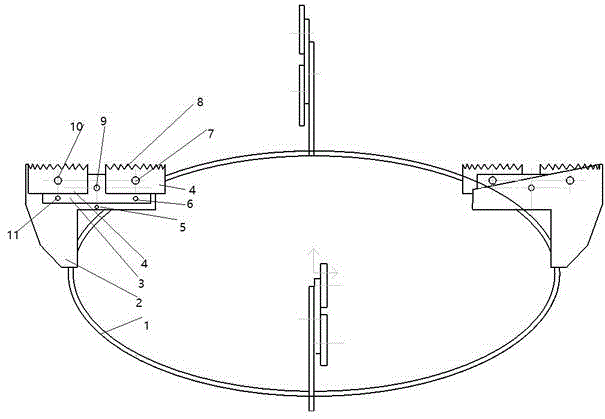 一种自适应调节与锅底部接触弧度的防滑锅支架的制作方法