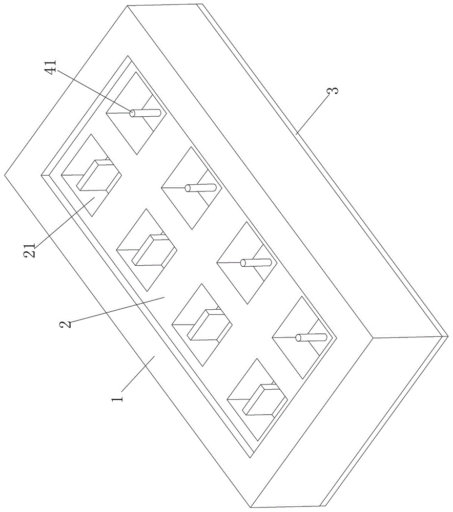 一种用于制备病理组织包埋用蜡块的模具的制作方法