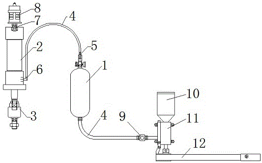 氮气配重手动加油补偿装置的制作方法