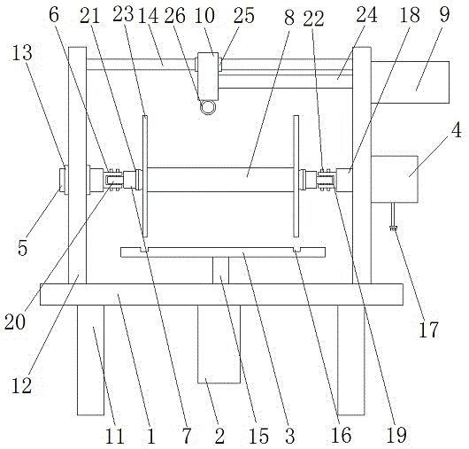 一种电力电缆用收卷装置的制作方法