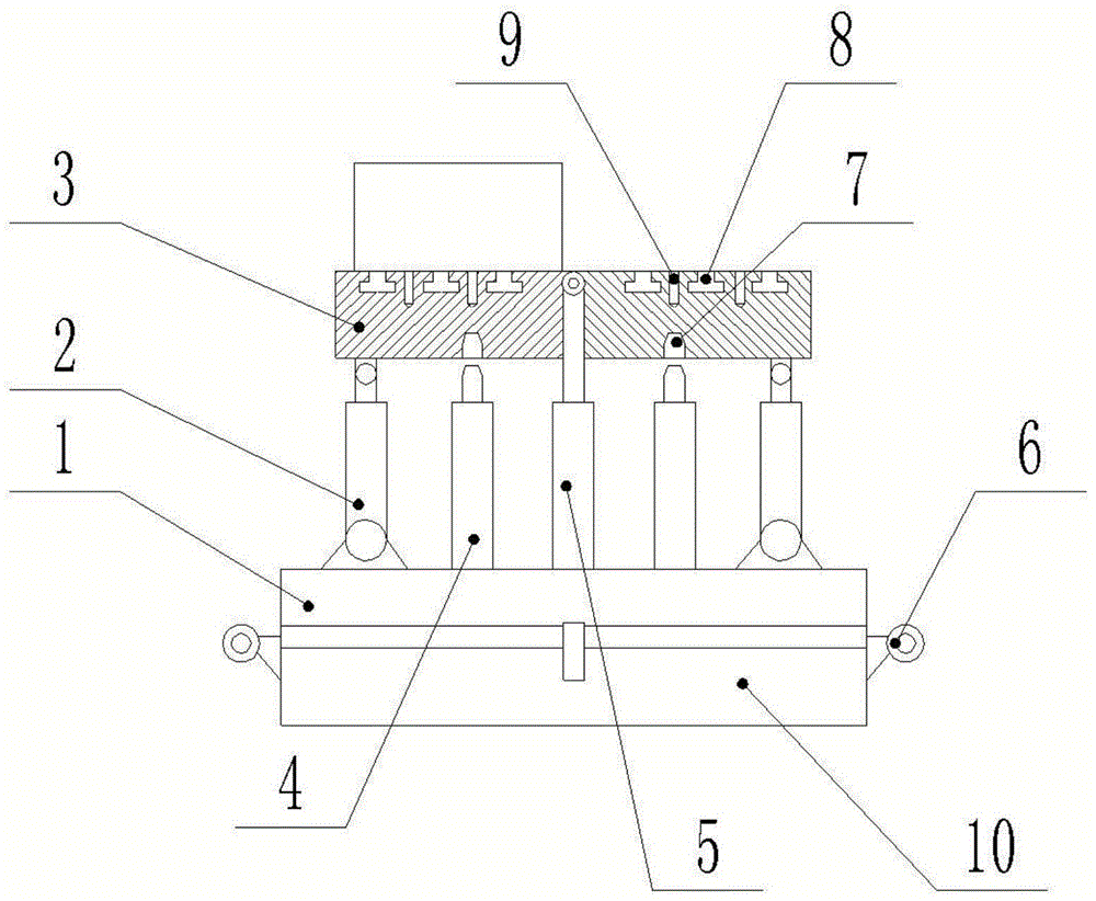 一种具有翻转零件功能的机床用工作平台的制作方法