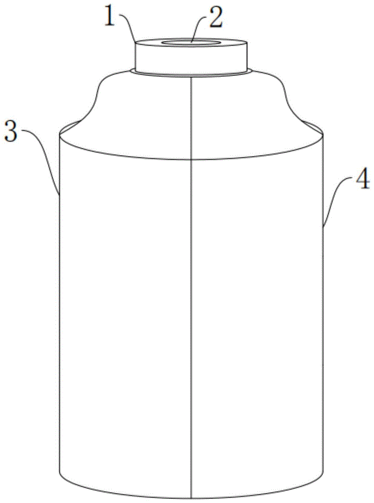 一种小口压吹法玻璃成型模具的制作方法