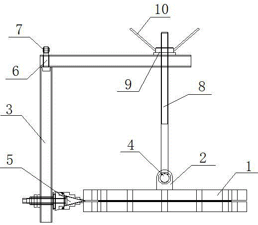 一种电站立式过滤器端盖专用拆装工具的制作方法