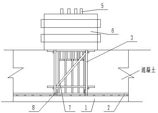 钢结构厂房独立基础短柱组装结构的制作方法