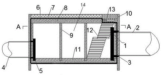 地下管廊主管线与分管线的连接舱结构的制作方法