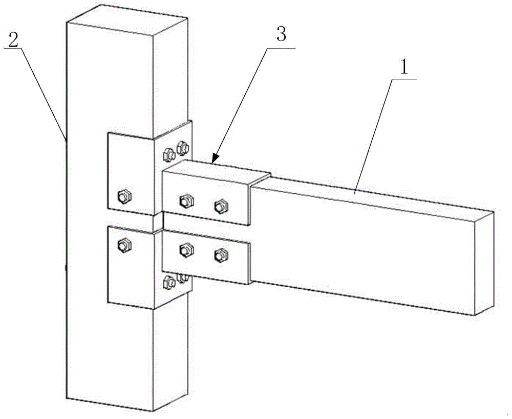 工程竹梁柱连接节点结构的制作方法