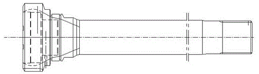 一种分体式前桥内半轴的制作方法
