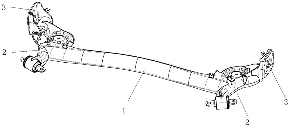 一种车辆及其扭力梁后桥的制作方法