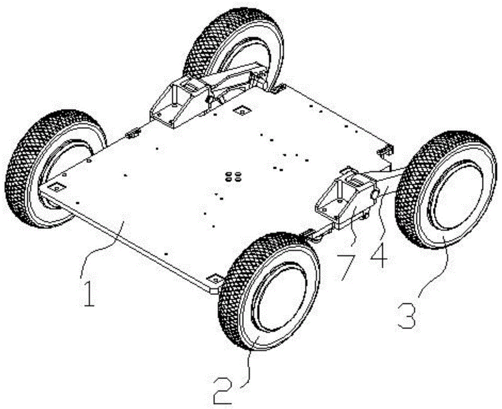 保持移动机器人的底盘平衡的结构的制作方法