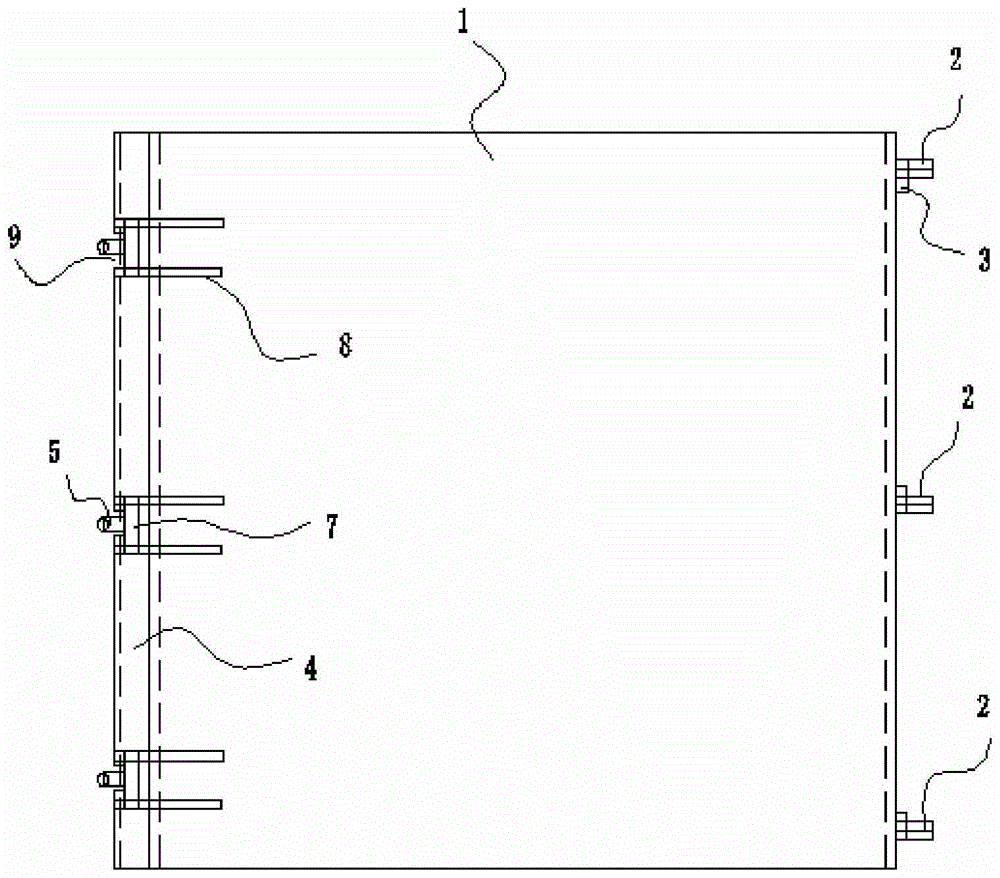 一种地铁车场线库内检查坑立柱砼浇筑施工专用模板的制作方法