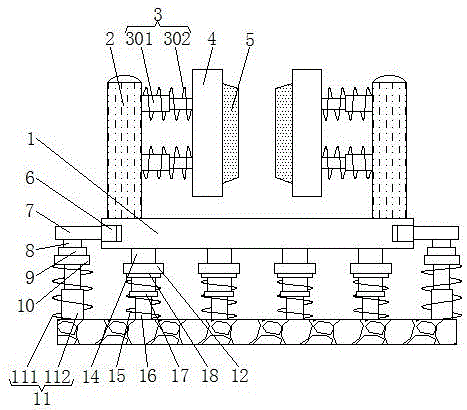 一种精密夹具的缓冲结构的制作方法