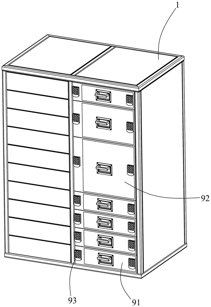 适应不同箱子的存货柜及不同箱子和存货柜组合的制作方法