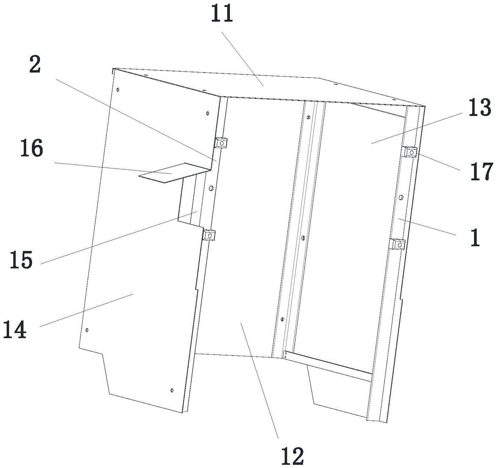 一种单轨道岔锁定箱体的制作方法